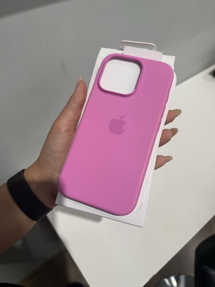 Нов Оригинален розов калъф Apple iPhone 16 pro