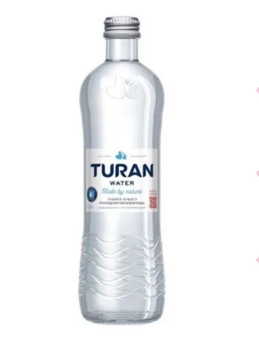 Вода TURAN 0,5 стекло оригинал