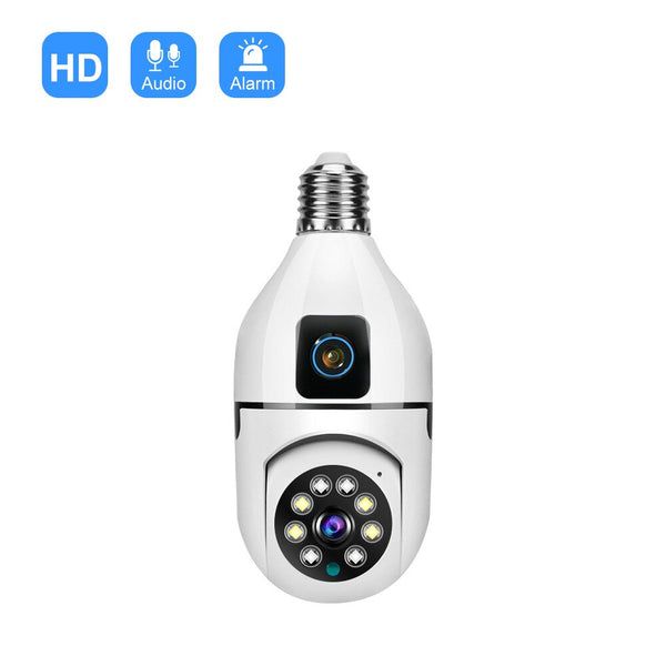 Wi-Fi охранителна камера тип крушка с двойна леща и 360°  / SMK037 /
