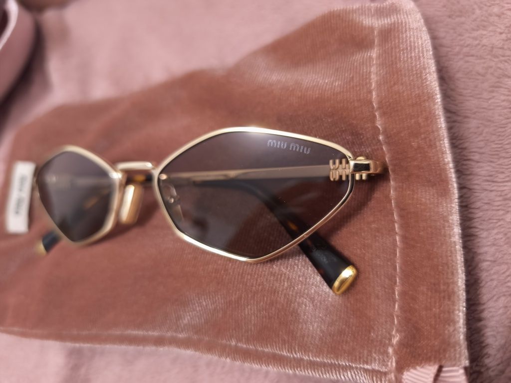 Miu miu  слънчеви очила Light purple brown -чисто нови
