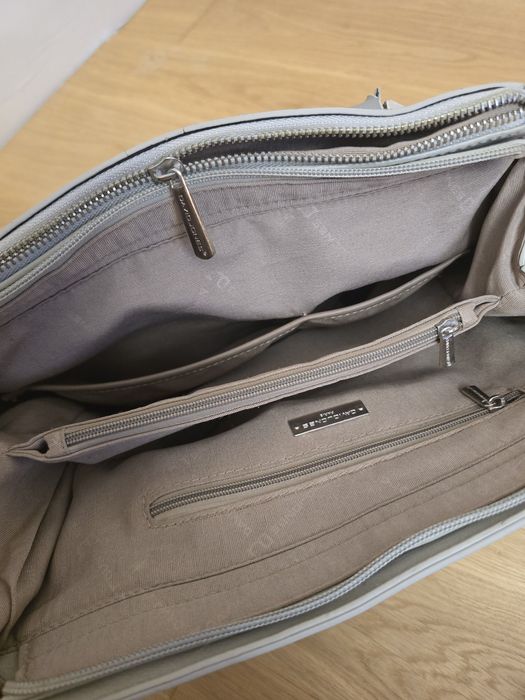 Дамска сива чанта