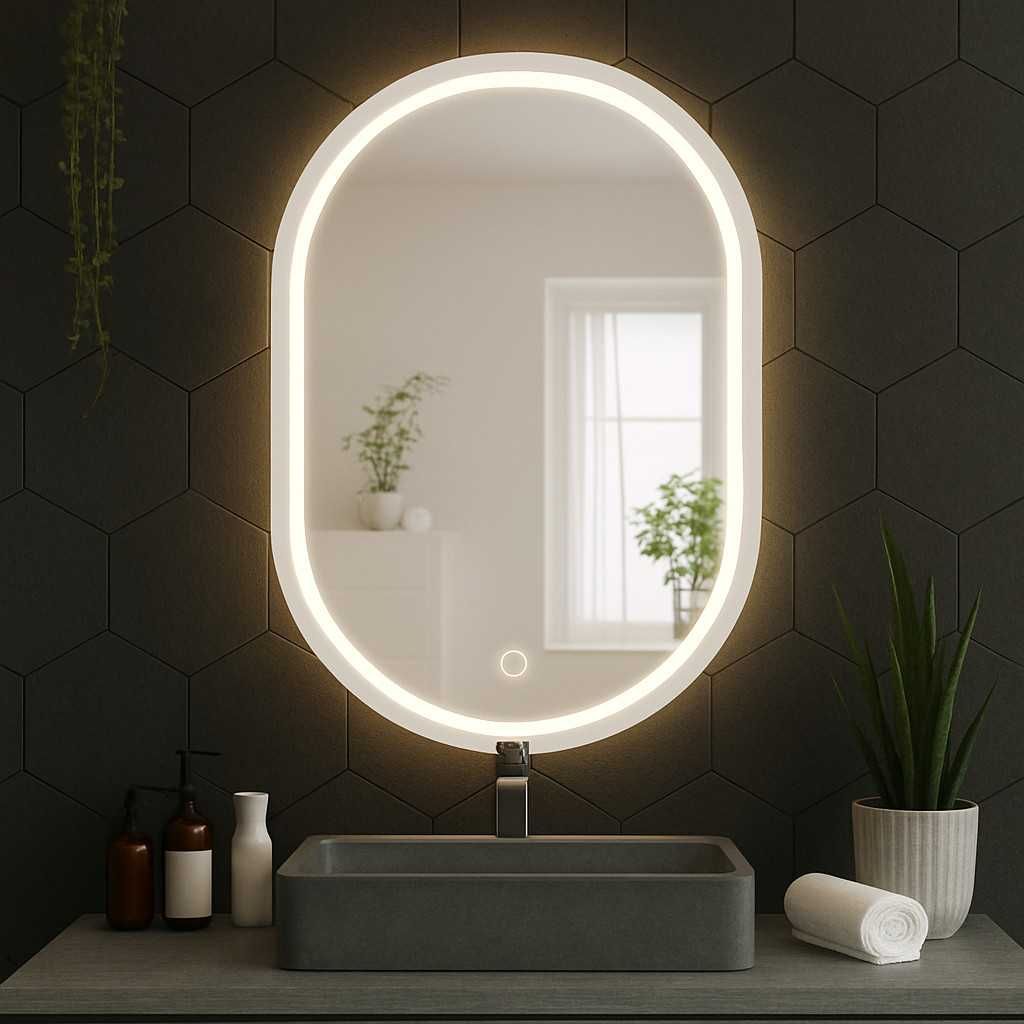Елегантно LED огледало Размери: 60 x 90 см / 80 x 120 см