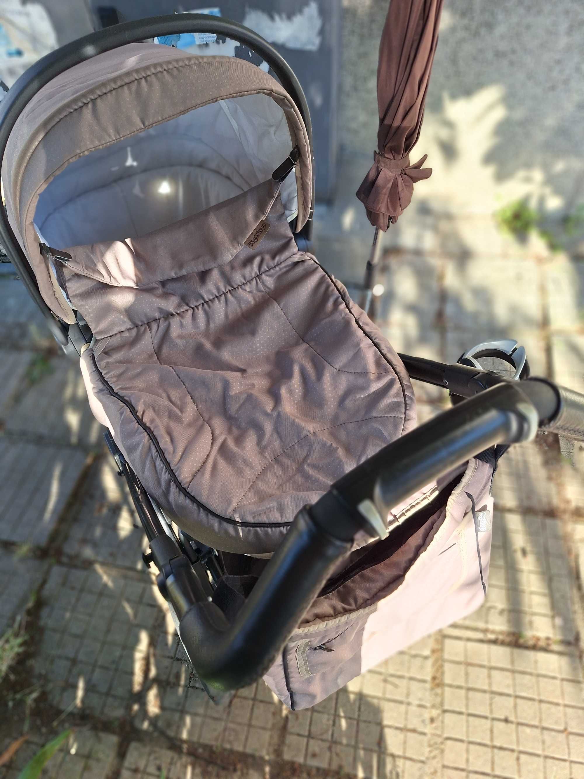 Бебешка количка Peg Perego 3 в 1 в добро състояние