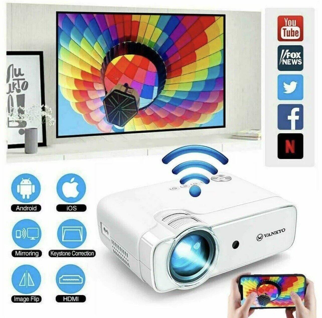 VideoProiector WiFi - NOU !