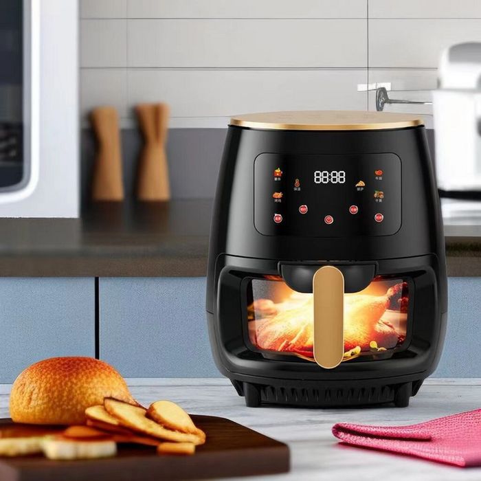 Friteuza cu aer cald,  S-18 Air Fryer, afișaj digital LCD touchscreen