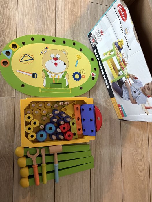 Banc scule-Atelierul de lucru lemn cu accesorii Onshine