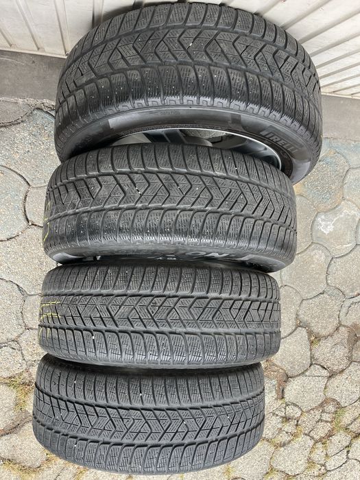 Jante aliaj 5x112mm, anvelope iarna, 235/55 R19, Audi Q5, Mercedes!