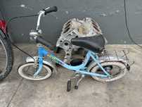 Bicicletă copii și trotinetă