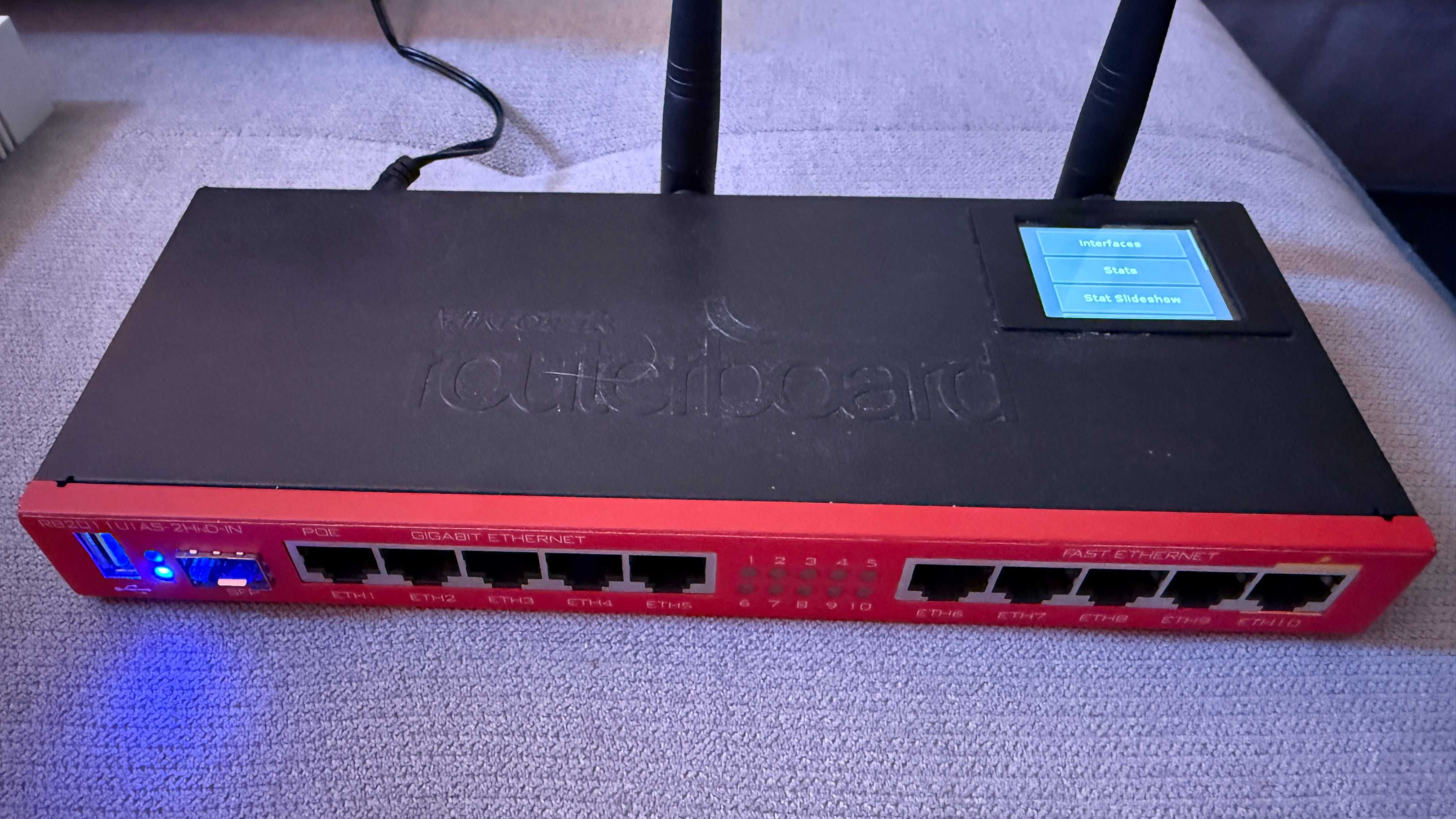 Висок клас wireless рутер MikroTik RB2011UiAS-2HnD-IN