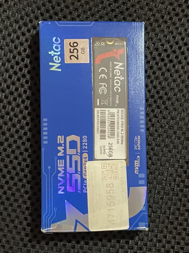 SSD nvme m.2 pcie gen3x4 2280 netac