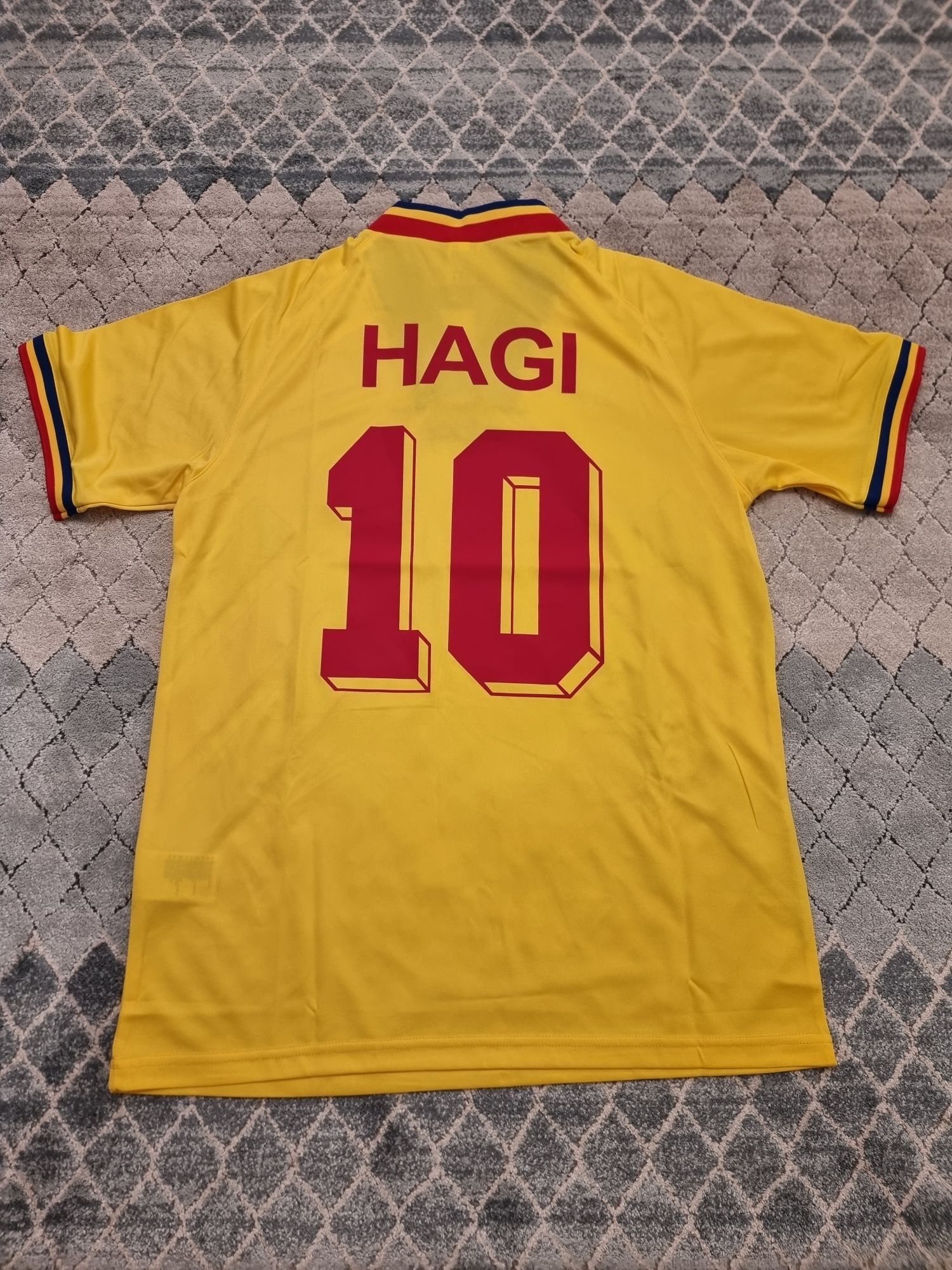 Tricou Romania nationala 1994 cu Hagi