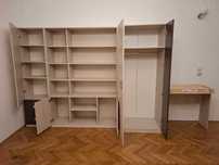 Set mobila dormitor biblioteca dulap haine birou canapea pat Mobexpert