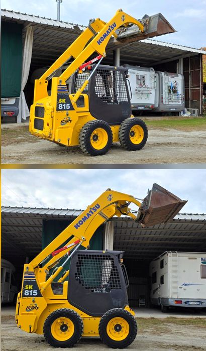 Miniîncarcător KOMATSU SK815 SUPER FLOW  mini incarcător IMPECABIL