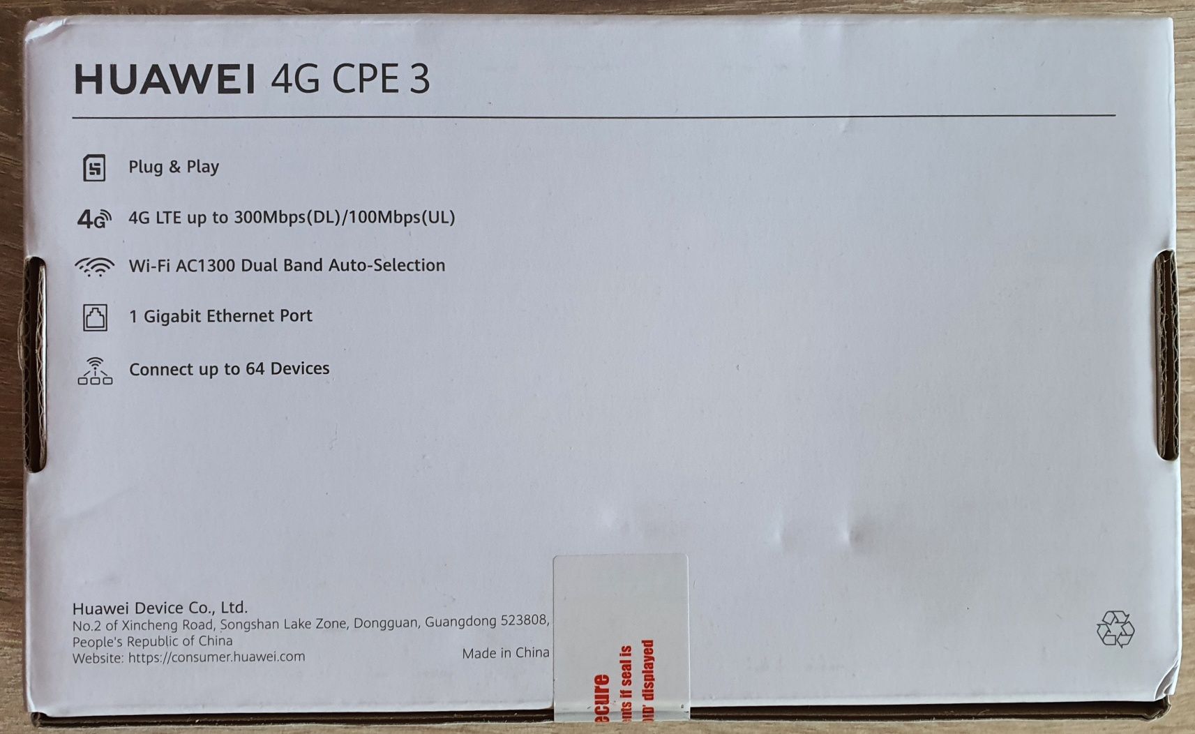 router modem Huawei B530 + antena - model 336 - 4G+ - necodat - B535