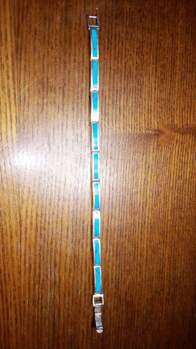 Браслет из серебра с бирюзой