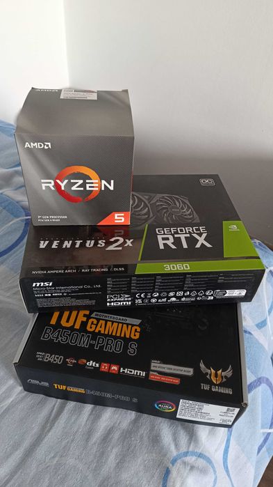 Vand KIT PC ( MSI RTX 3060 OC / ASUS TUF B450M PRO S / Ryzen 5 3600
