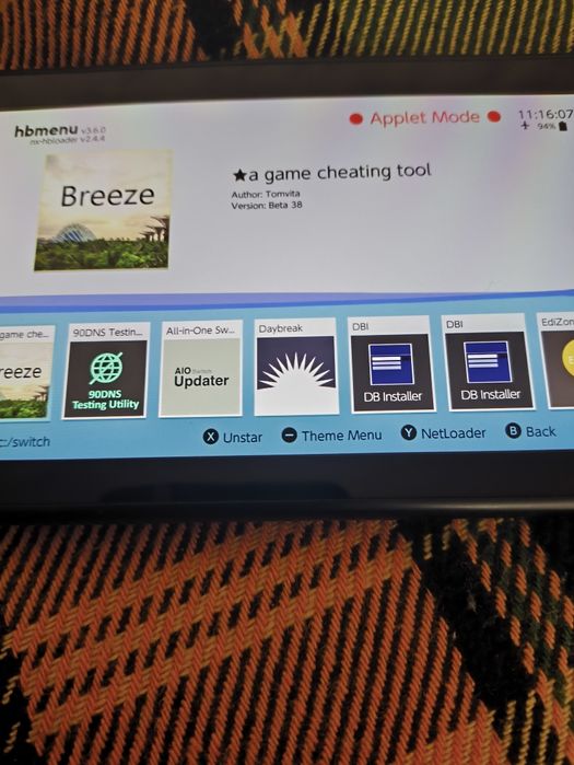 Nintendo Switch V1 Hekate/Atmosphere 128 gb