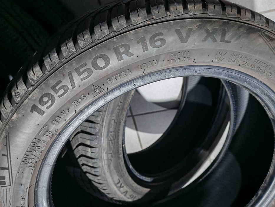 2 anvelope 195/50 R16 Continental allseason