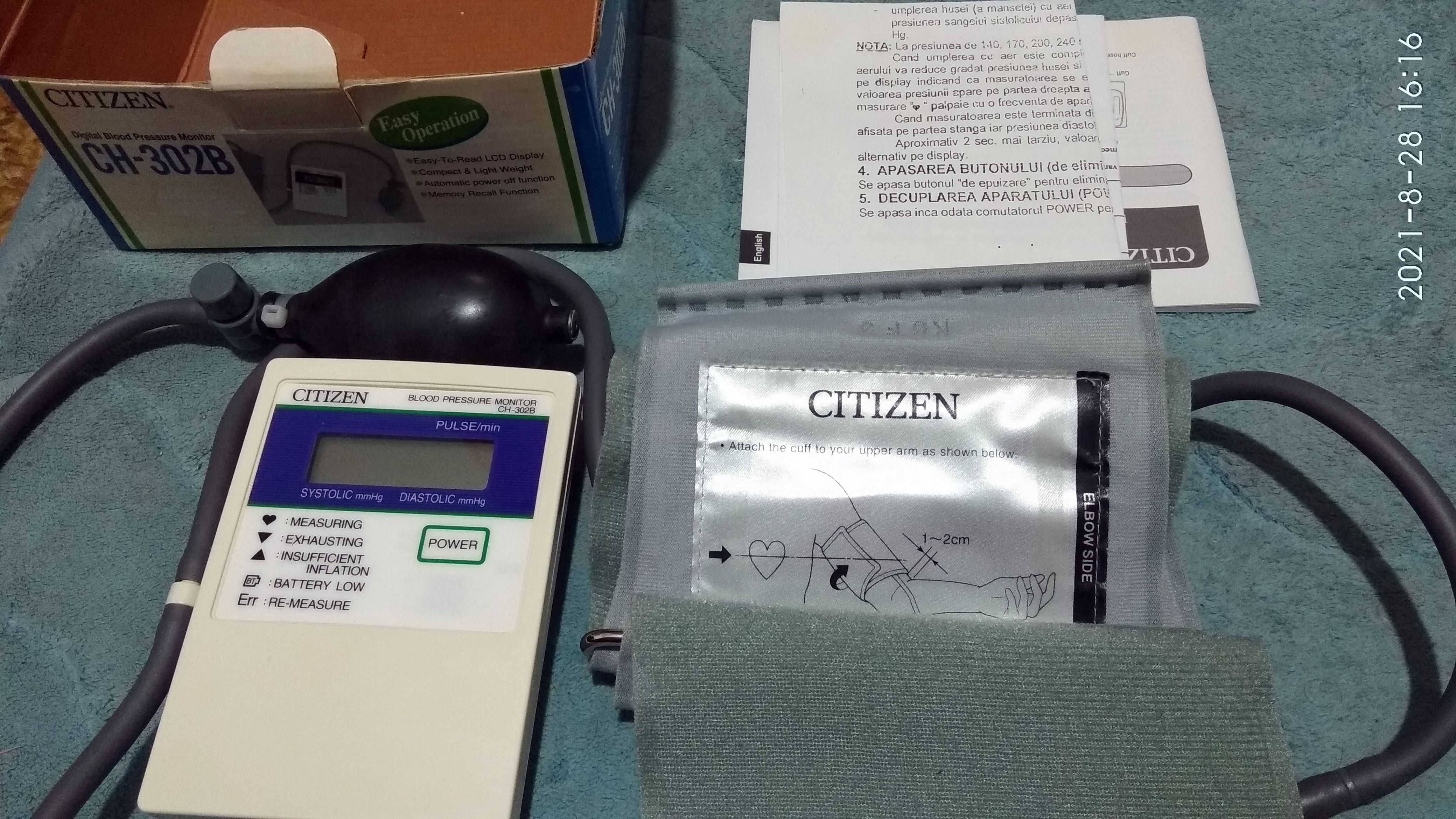 Tensiometru de brat Citizen CH-302B