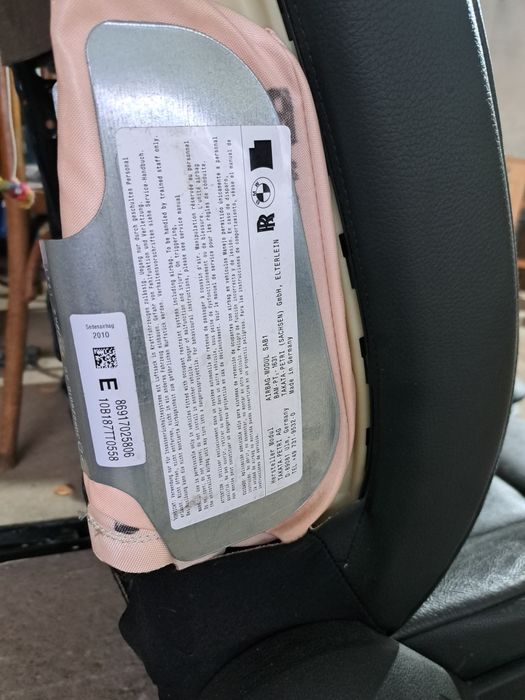 Tetiera activa cu capsa pirotehnica airbag bmw f10 f11 seria 5 nfl