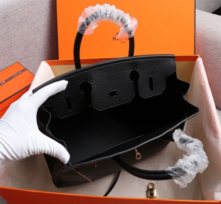 Hermes Birkin 30 Black Gold Hardware