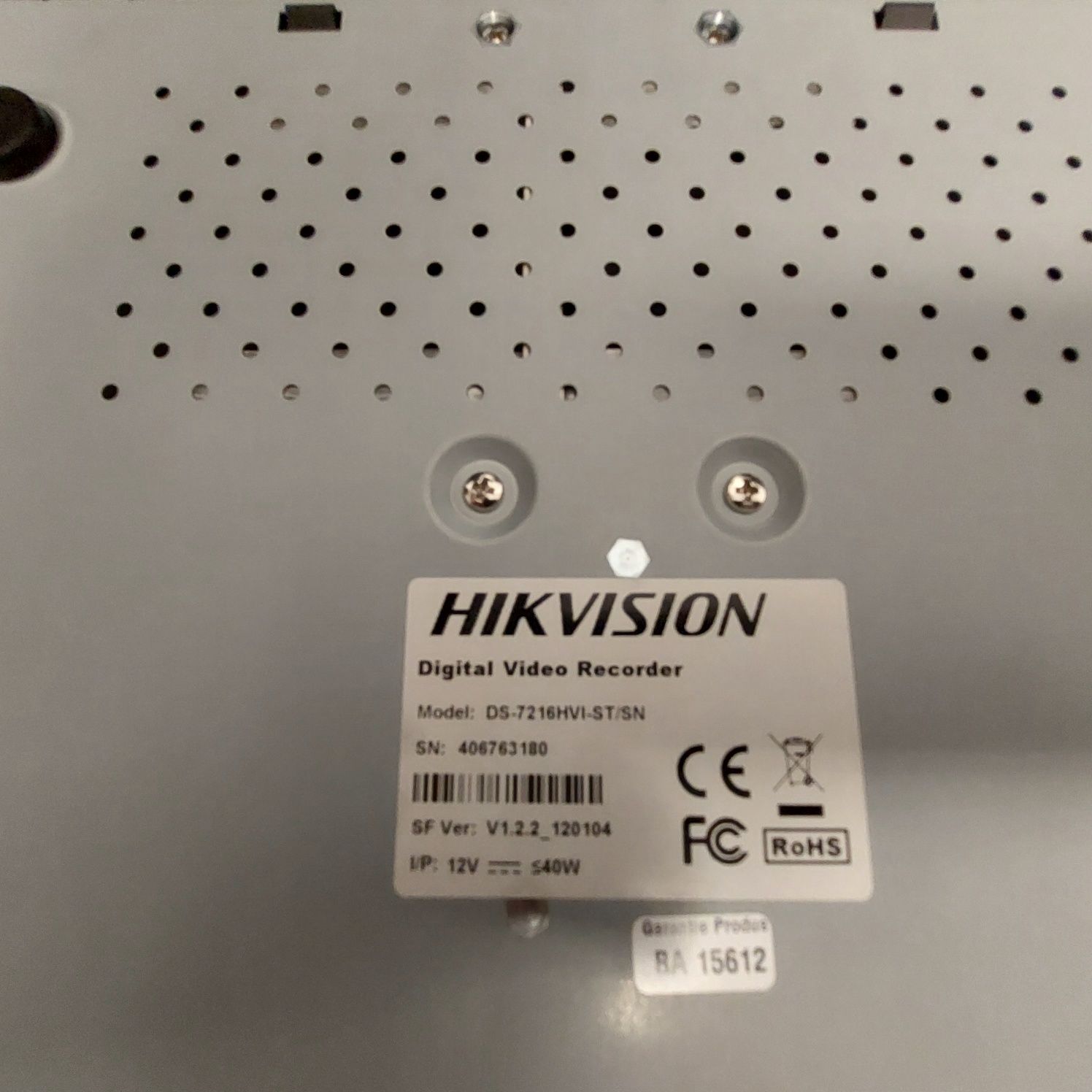 Dvr Hikvision 16 canale, DS-7216HVI-ST/SN