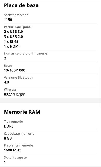 Lenovo sistem desktop all in one i5 touchscreen