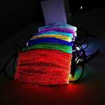 Masca fata lumina led fibra optica EDM concert luminoasa PM2.5 +CADOU!