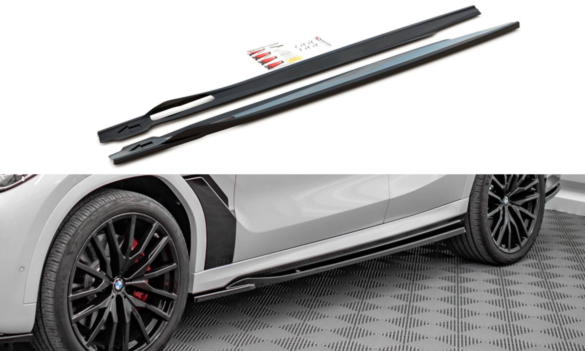 Prelungiri Praguri compatibile cu BMW X6 G06 M Pack Maxton Design