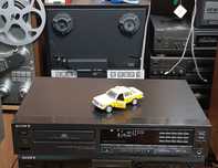 Compact Disc Stereo Deck Player Vintage SONY CDP490 BLACK