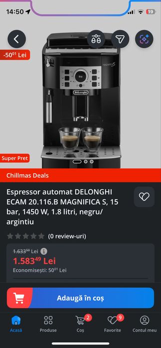 Masina de Cafea Delonghi