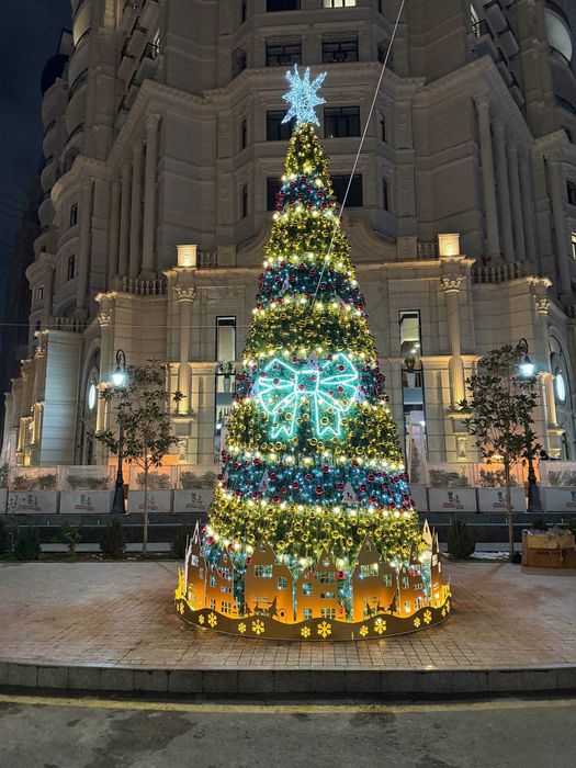 Установка новогодних ёлок || Yangi yil archasini o'rnatish