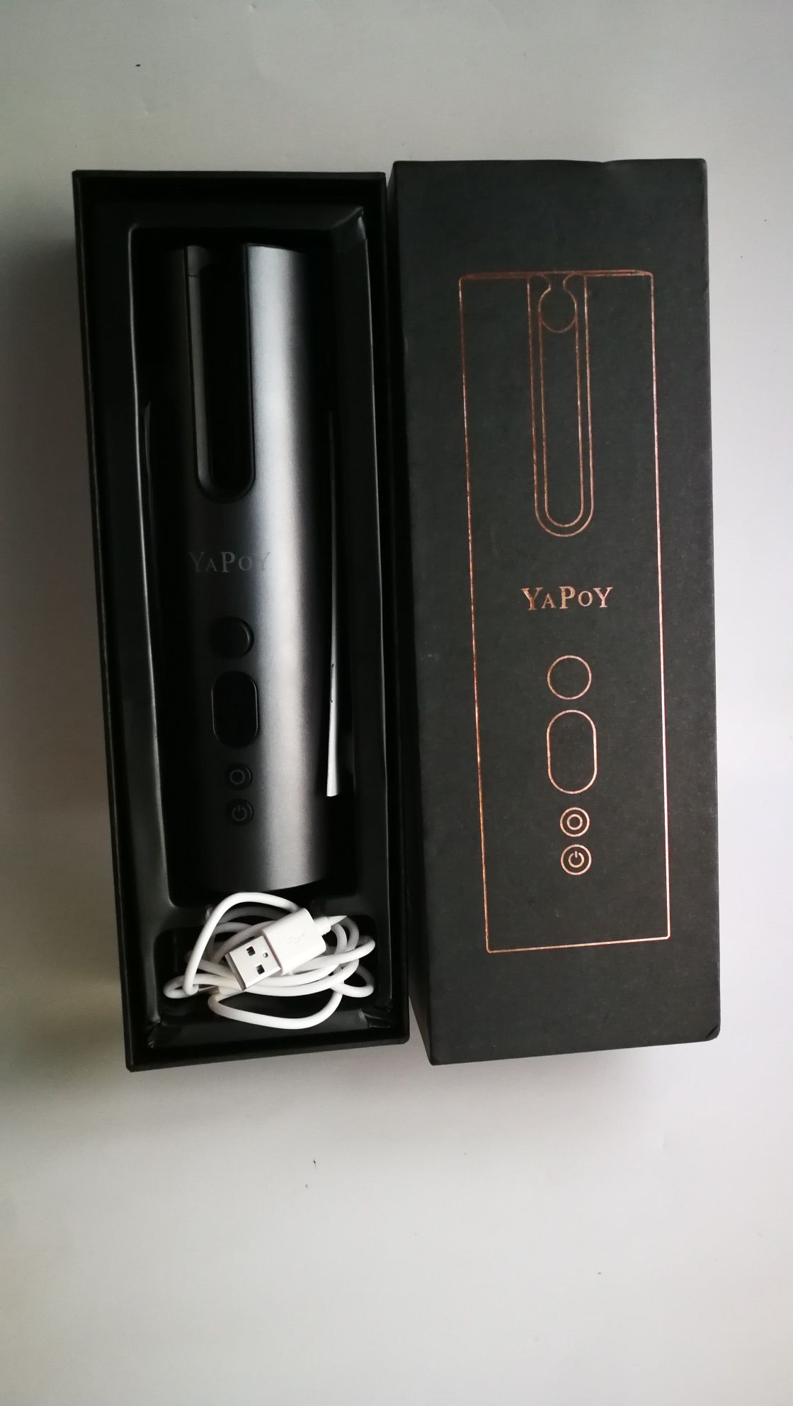 YAPOY Hair Curler Cordless Automatic Ondulator Par Bucle