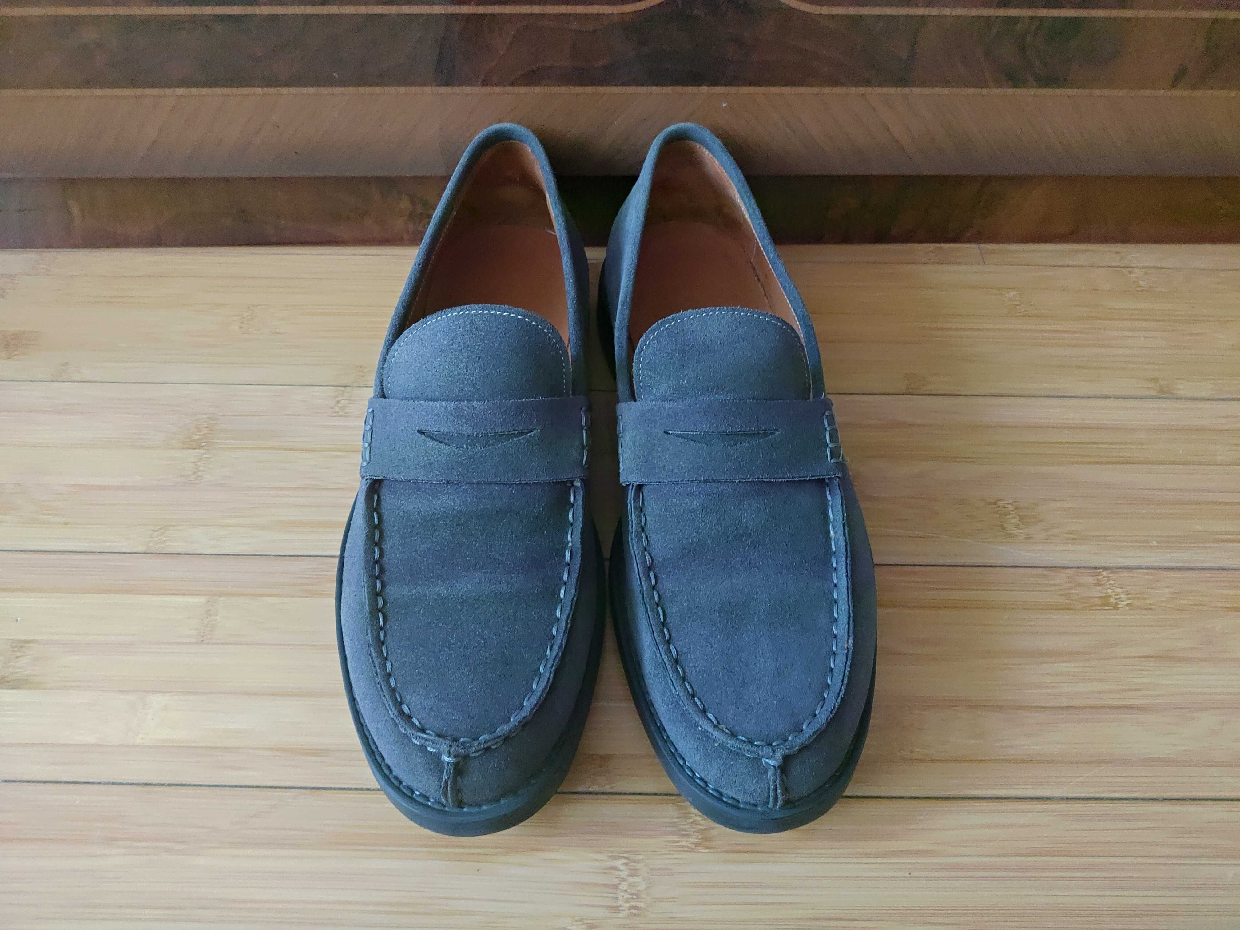 Мъжки италиански велурени обувки, 44