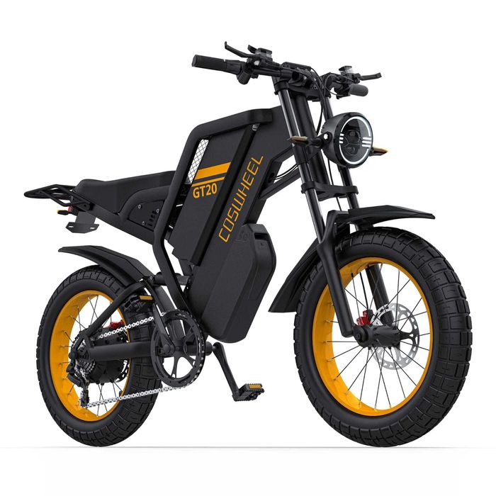 Coswheel GT20 MAX – Електрически Мото Стил Велосипед 60V, 2000W, 40Ah