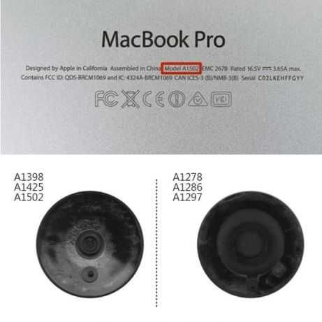 Picioruse/Capacele/Skates din Cauciuc Apple Macbook Pro Air Retina