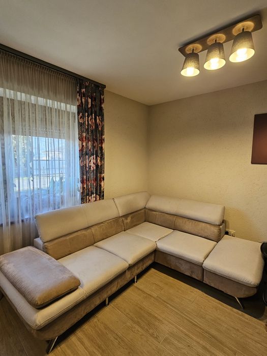 Mobilier living,coltar fix cu tetiera reglabila