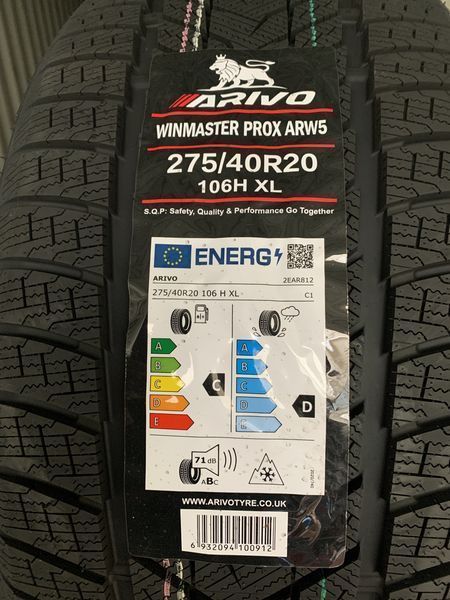 Зимен спорт пакет ARIVO 275/40R20 106H XL 315/35R20 110V XL НОВ DOT