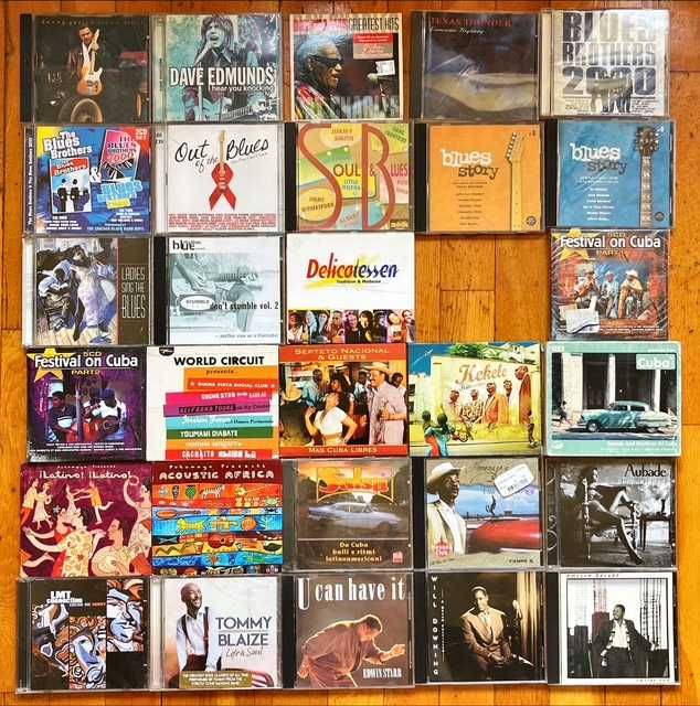 Lot CD orig country, blues, cuban music, soul: Jackson, Nelson, Hooker
