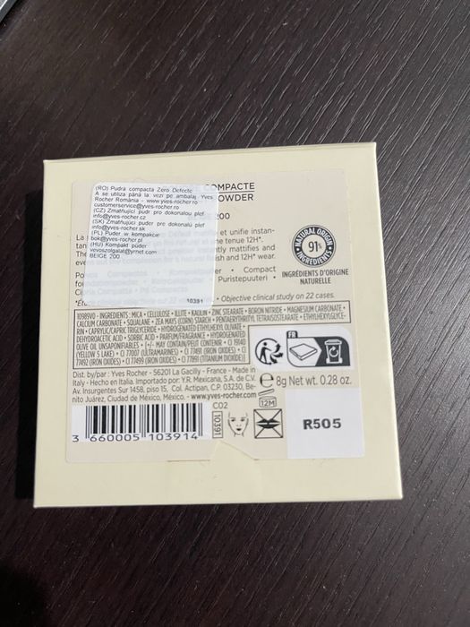 Pudra compacta matifianta