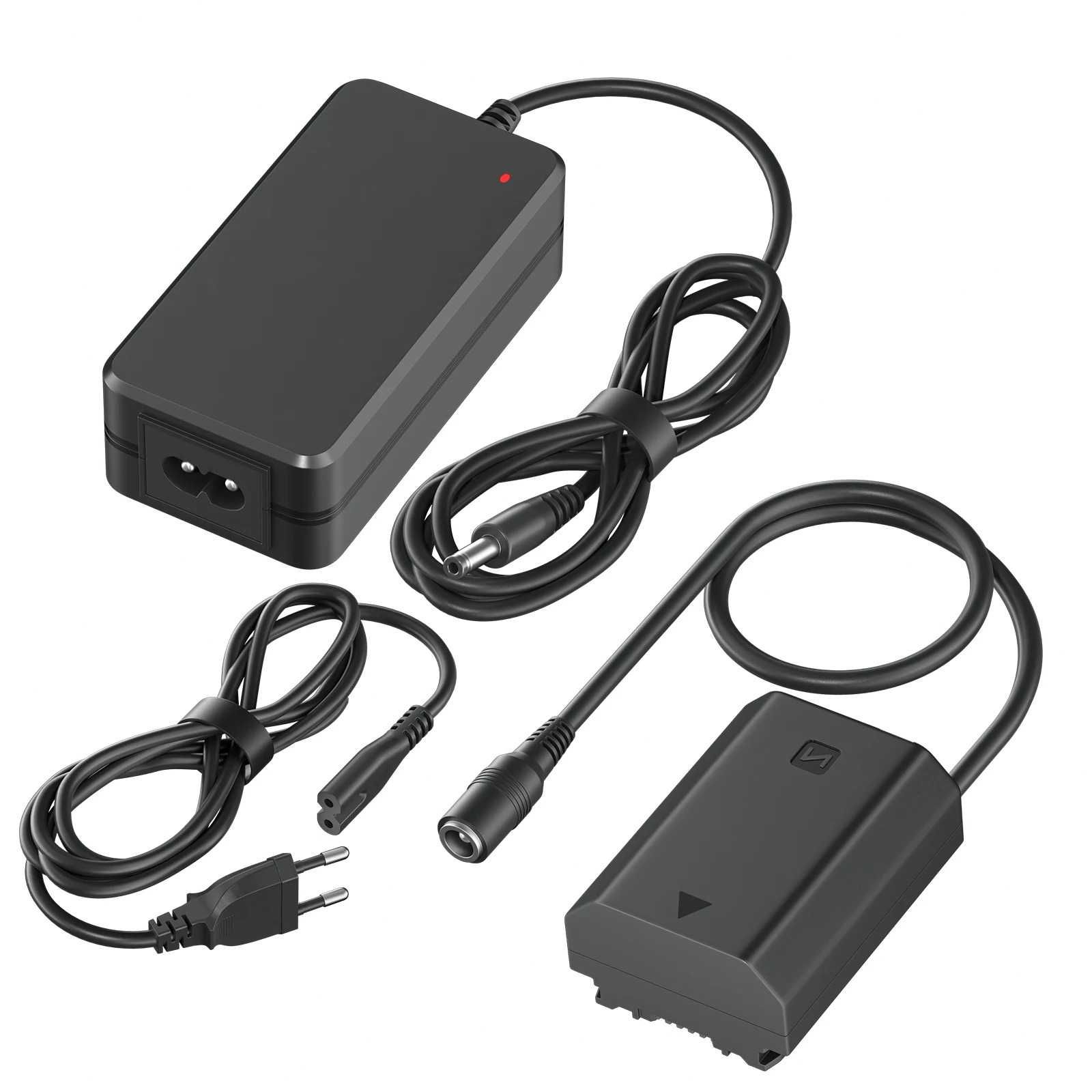 Alimentator AC NP-FZ100 Sony A7R5 A71II A7RIII A7S3 A7IV FX30 ZV-E1