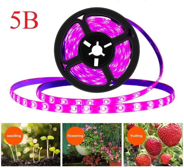 Светодиодная лента и блоки питания. Полный спектр для цветов, на 5В