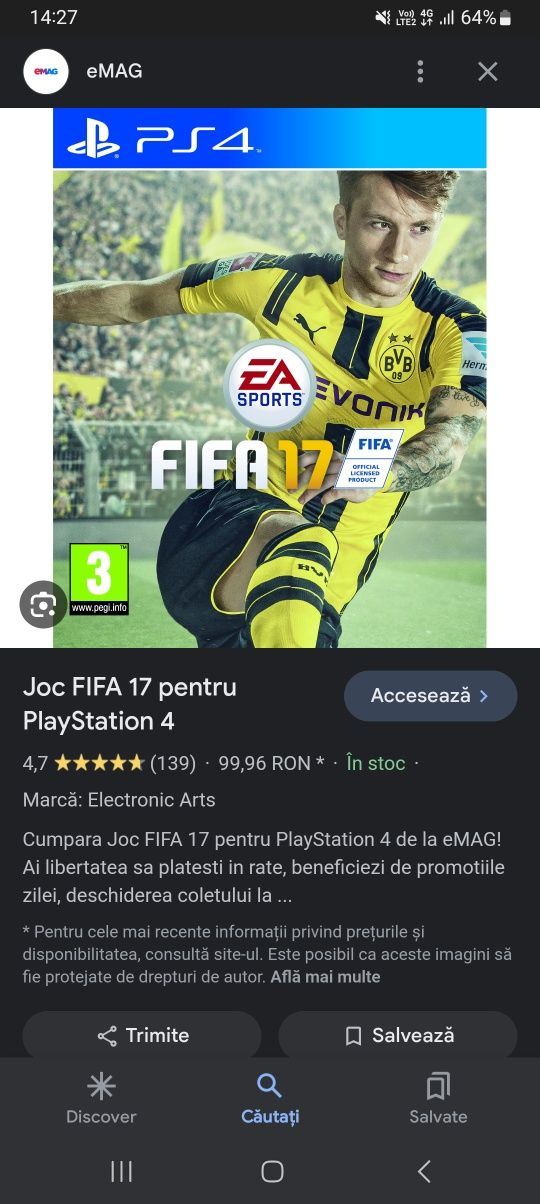 Fifa 17 Nou Sigilat Ps4