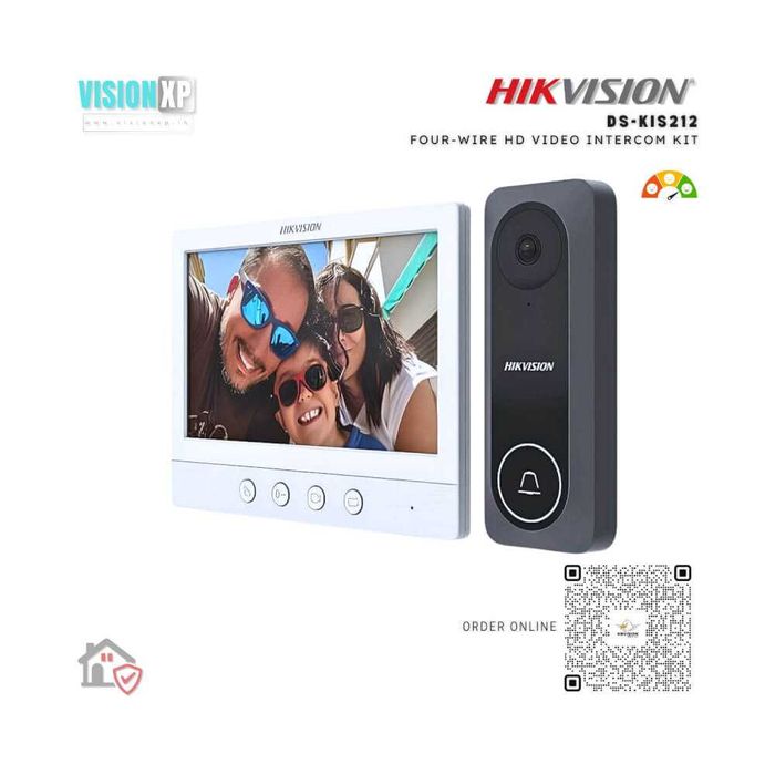 Комплект видеодомофона
Hikvision DS-KIS212