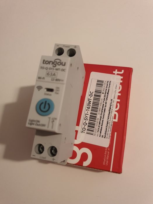 Comutator, siguranță, curent continuu 10-80V DC, 63A Wi-Fi  TUYA