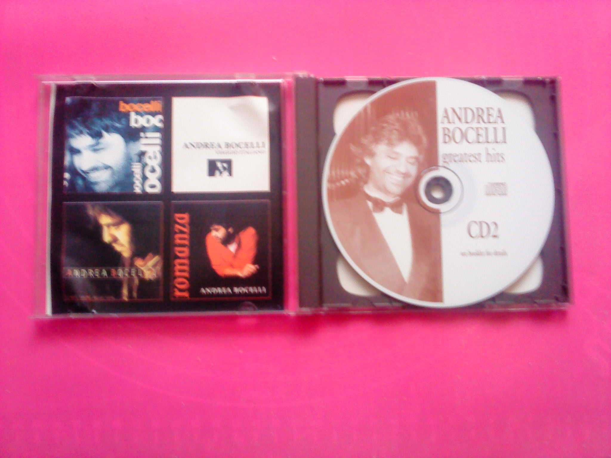 4 CD-uri cu muzica Demis Roussos, Andreea Bocelli, Cranberries, Enigma