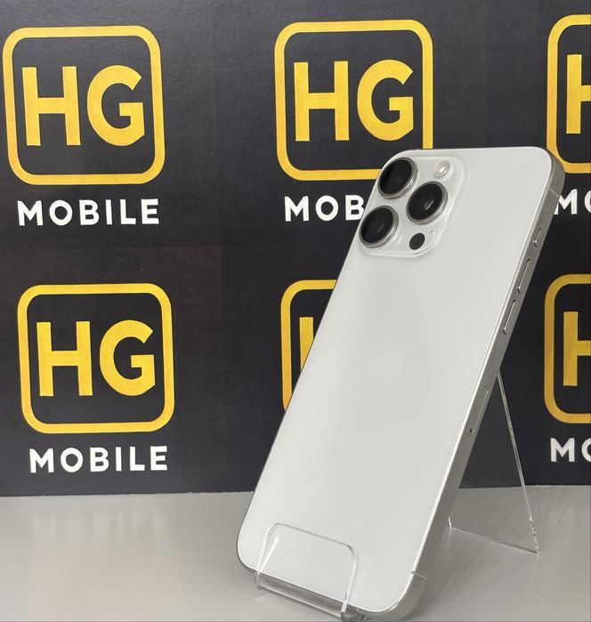 •HG MOBILE•iPhone 15 Pro Max(White/Black)-256GB, Garantie 1 An