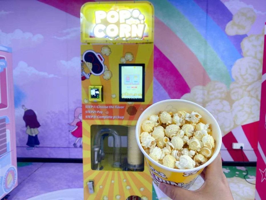 Професионална вендинг машина за царевични пуканки Popcorn Vending Pro
