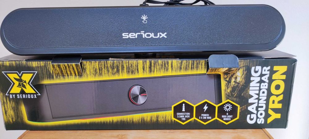Boxa Soundbar gaming Serioux Yron X163, RGB