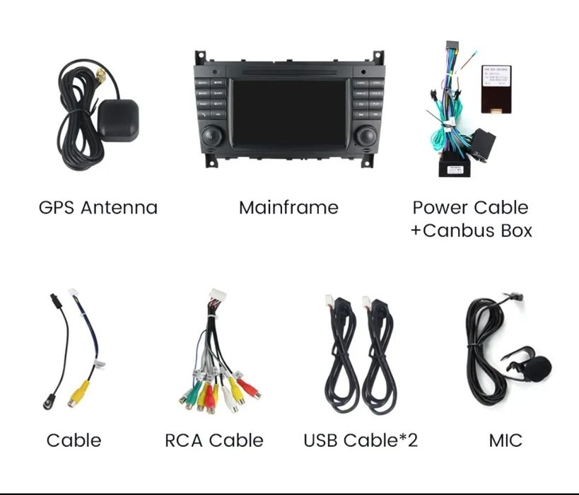 Мултимедия за Мерцедес W203 W209 W219 2004г-2011 С-класа